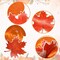 30Pcs Fall Decorations – Autumn Hanging Swirls & Maple Leaf Thanksgiving Ceiling Decor